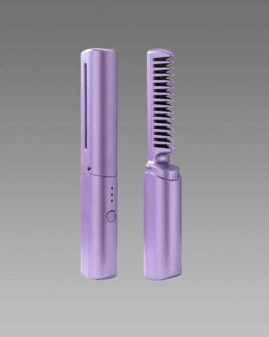 Meneflix™ Portable Mini Hair Straightener| Rechargeable Mini Adjustable Hair Straightener