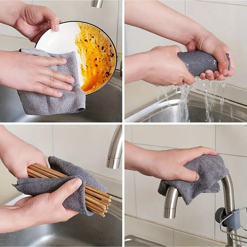 Microfiber Cleaning Cloth Roll (75pieces)